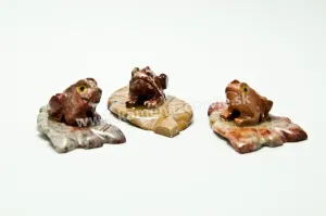 Mramor žaba na liste