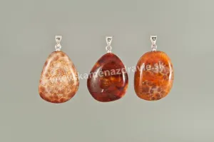 Prívesok achát ohnivý Ag