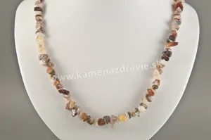 Achát - sekaný náhrdelník