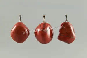 Jaspis červený - prívesok - L