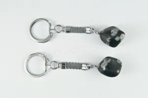 Kľúčenka - obsidián vločkový