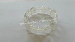 Krištáľ náramok - úzke platničky