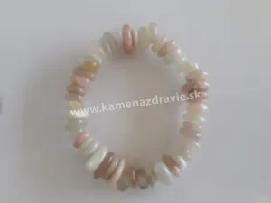 Náramok - disky - chalcedón