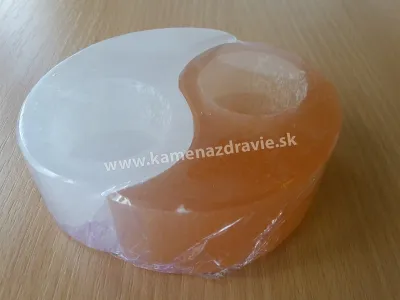 Svietnik - selenit - jing  jang